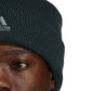 adidas Men's Knit Folded Beanie Black Size Regular