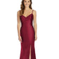 Alfred Sung Women's Satin A Line Gown Red Size 10