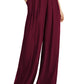 Dessy Collection Women's Arielle V Neck Lux Chiffon Jumpsuit Red Size 8