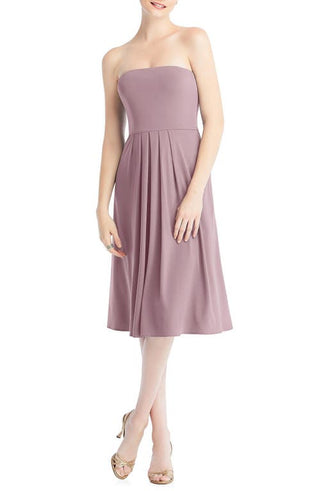 Dessy Collection Women's Dusty Rose Multi-Way Loop Fit & Flare Dress Size Medium