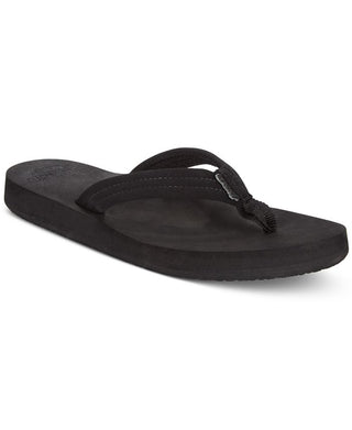 Reef Women's Cushion Breeze Flip Flops Shoes Black Size 7