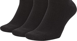 Nike Unisex Kid's 3PK Everyday Cushion Low Socks Black Size Large