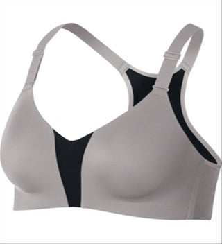 Nike Women's Rival Dri fit Racerback High Impact Sports Bra Gray Size 34E
