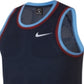 Nike Men's Dri FIT Mesh Basketball Jersey Blue Size Small