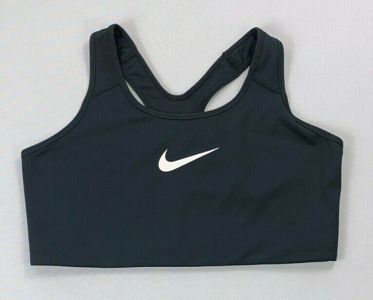 Nike Women's Swoosh Sports Bra Black Size 2X