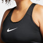 Nike Women's Swoosh Sports Bra Black Size 2X