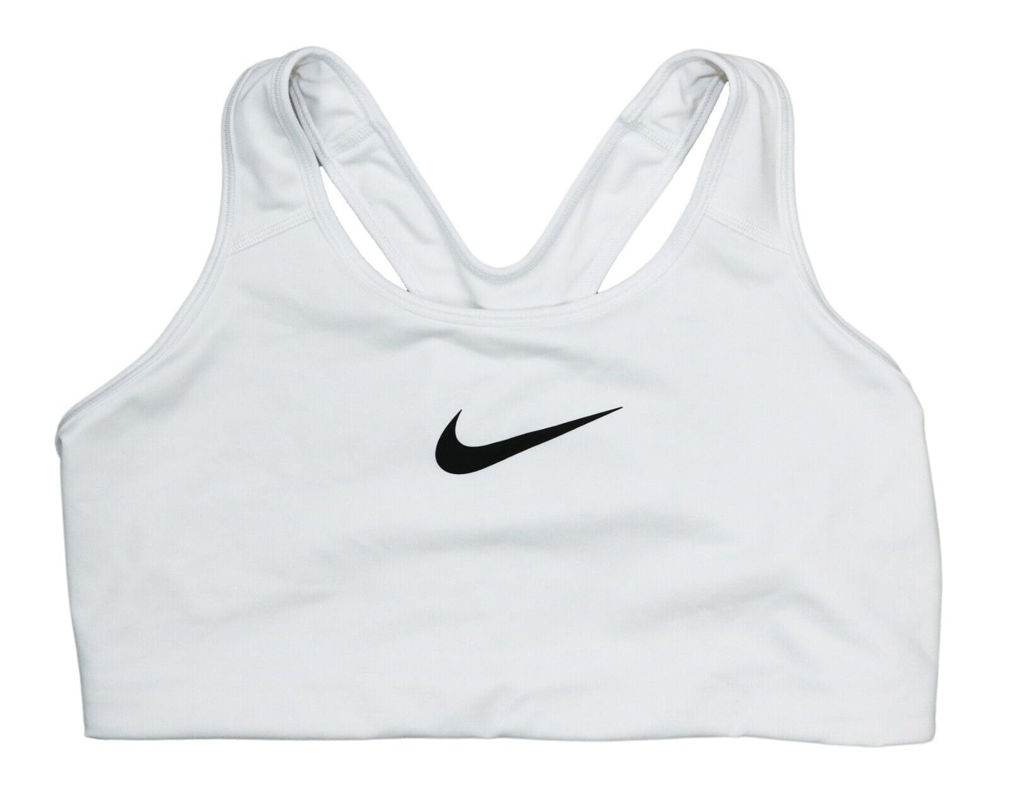 Nike Women's Dri Fit Medium Support Sports Bra White Size 2X