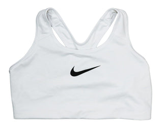 Nike Women's Dri Fit Medium Support Sports Bra White Size 2X