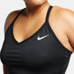 Nike Women's Solid Indy Sports Bra Black Size X-Large
