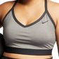 Nike Women's Plus Solid Indy Sports Bra Gray Size 2X