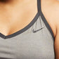 Nike Women's Plus Solid Indy Sports Bra Gray Size 2X