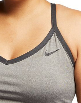 Nike Women's Plus Solid Indy Sports Bra Gray Size 2X
