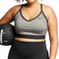 Nike Women's Plus Solid Indy Sports Bra Gray Size 2X