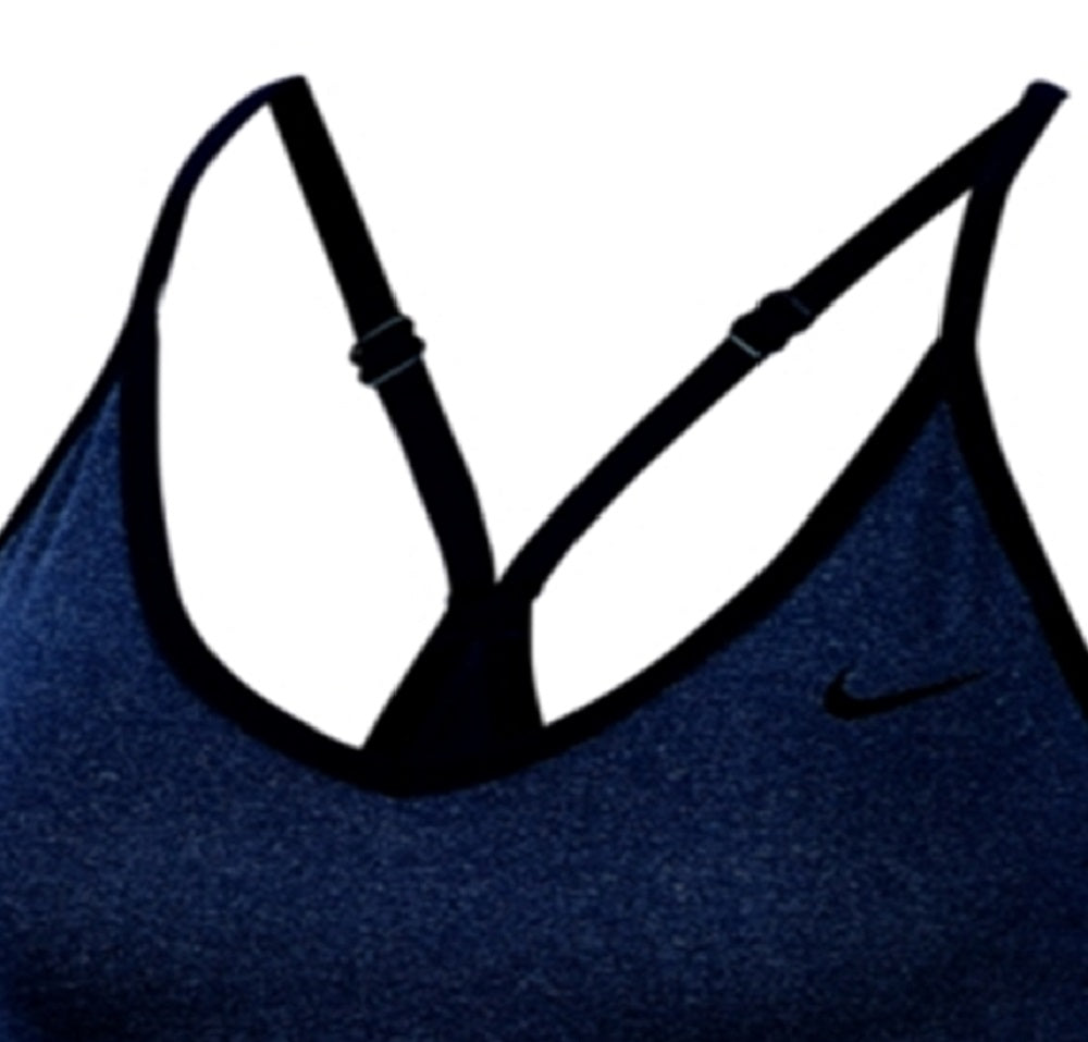 Nike Women's Heatherized Sports Bra Blue Size Small