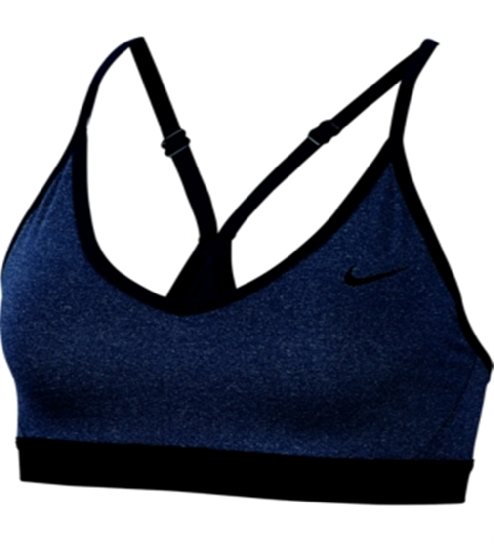 Nike Women's Heatherized Sports Bra Blue Size Small