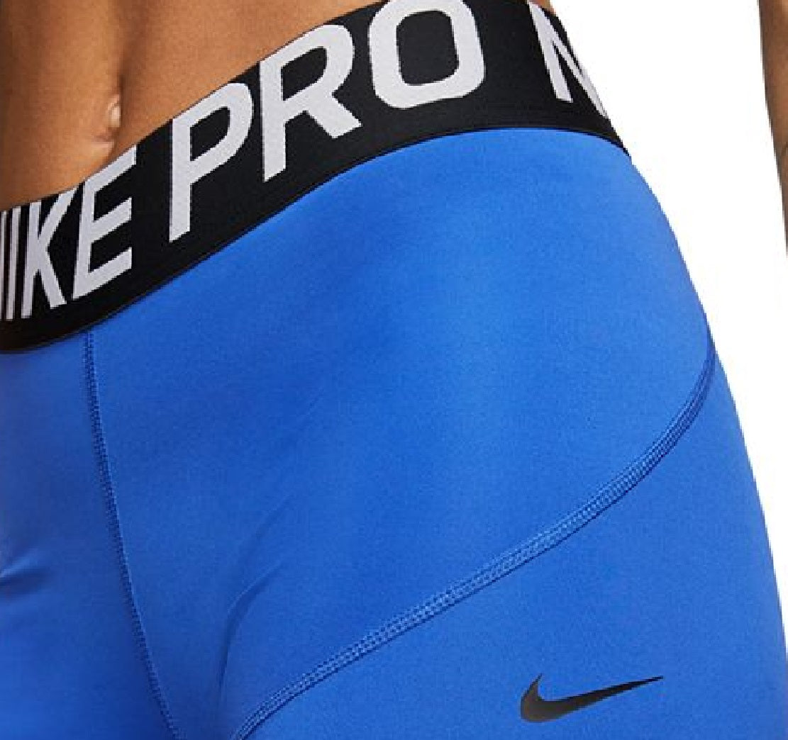 Nike Women's Pro Shorts Blue Size Small
