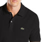 Lacoste Men S Slim Fit Pique Polo Shirt Black Size 7