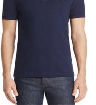 Lacoste Men's Slim Fit Pique Polo Blue Size 6