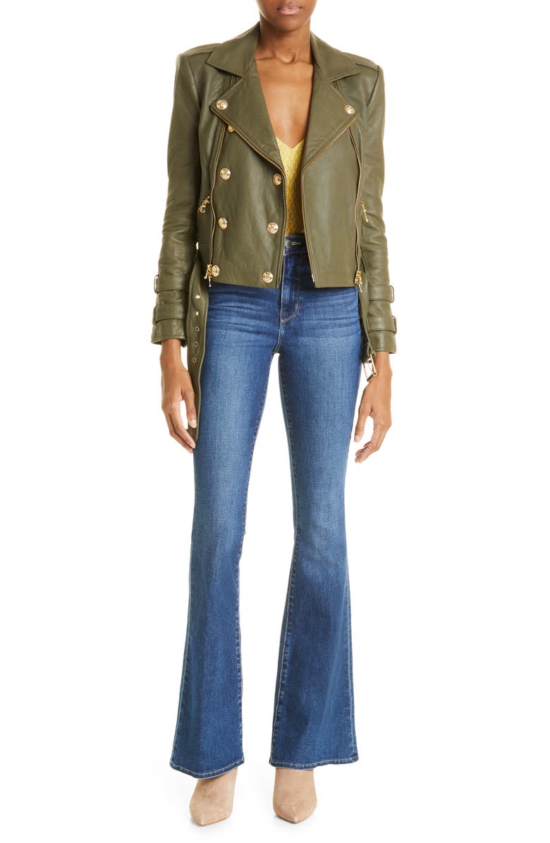 XX-Large L'agence Jane Chain Print Silk Camisole in Goldchamp