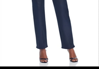 L'agence Women's Coated Noir High Rise Straight Leg Jeans Size 26