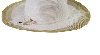 Collectioneighteen Women's Contrast Edge Floppy Hat White Size Regular