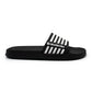 Akademiks Men's Stripe Slides Shoes Black Size 12 M