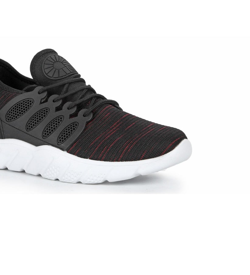 Akademiks Men's Knitted Fashion Sneakers Black Size 12 M
