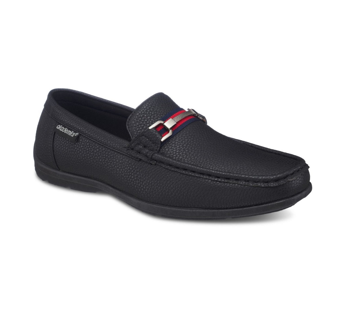 Akademiks Men's Slip On Moccasin Loafers Black Size 12 M