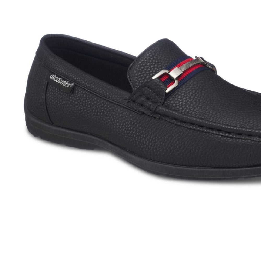 Akademiks Men's Slip On Moccasin Loafers Black Size 12 M