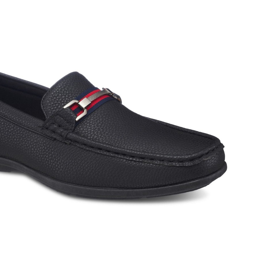 Akademiks Men's Slip On Moccasin Loafers Black Size 12 M