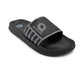 Akademiks Men's Side Stripe Slides Gray Size 10 M