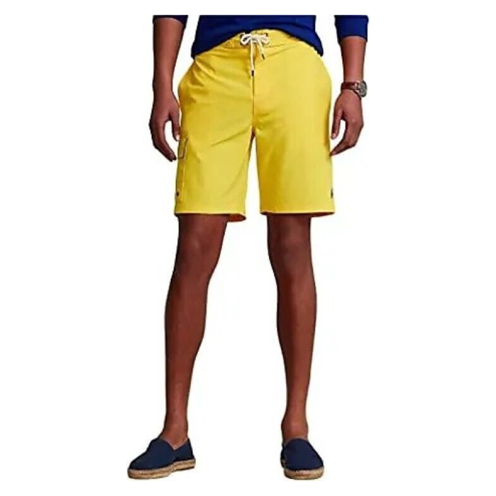 Polo Ralph Lauren Men's Kailua Classic Fit Swim Trunks Yellow Size Large