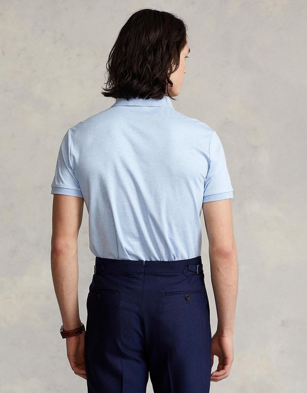 Polo Ralph Lauren Men's Custom Slim Soft Cotton Polo Shirt Blue Size X-Large