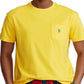 Polo Ralph Lauren Men's Crew Neck Pocket T-Shirt Yellow Size XX-Large
