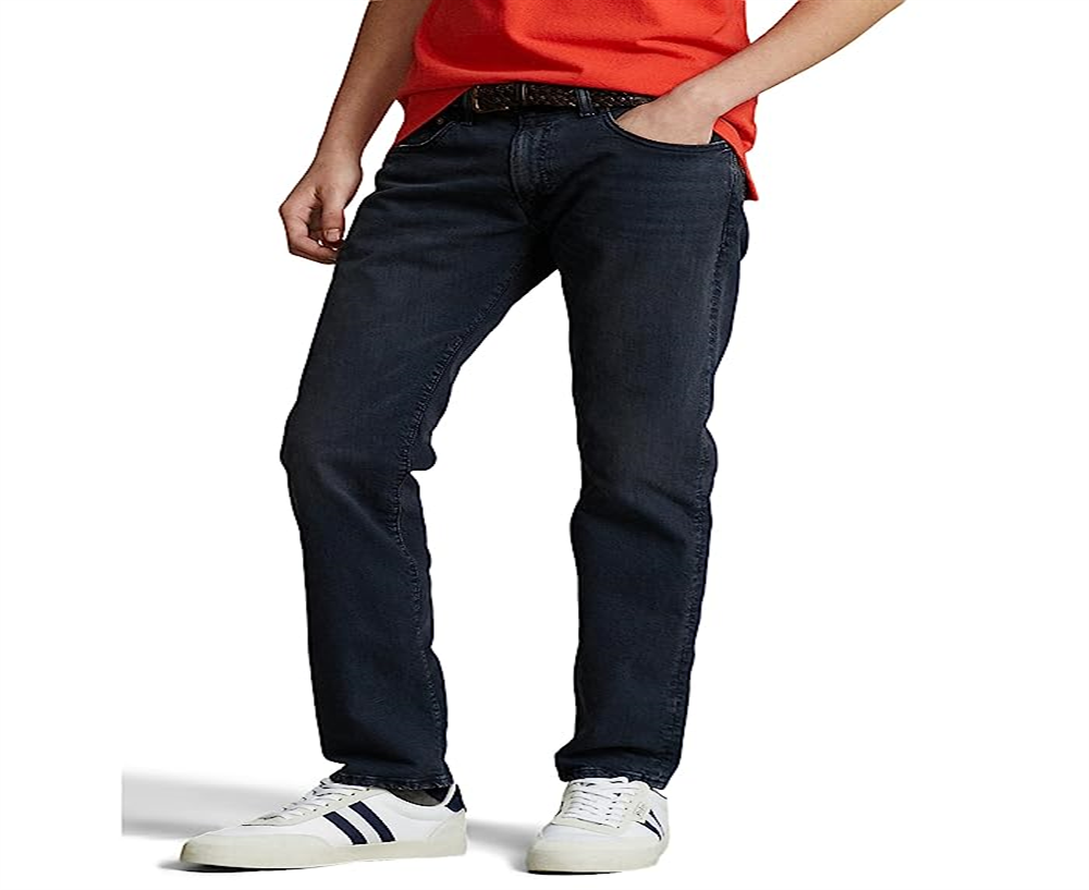 Ralph Lauren Men's Varick Slim Straight Jeans Blue Size 36X32