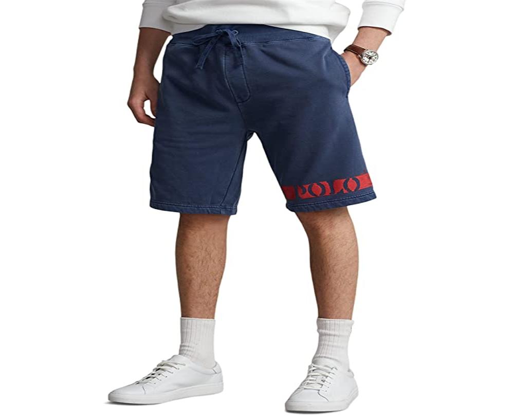 Polo Ralph Lauren Men's Logo Fleece Shorts Blue Size Small