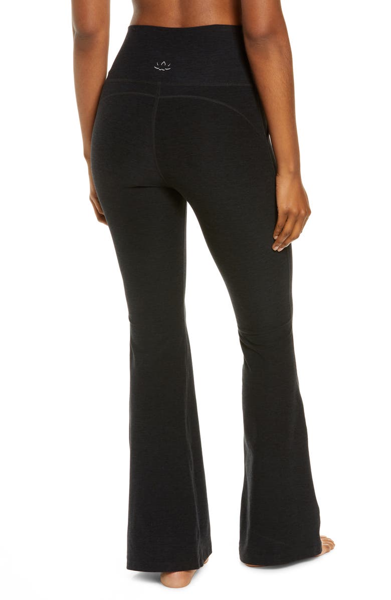 Beyond Yoga High Waist Flare Leggings, Darkest Night, Size Medium
