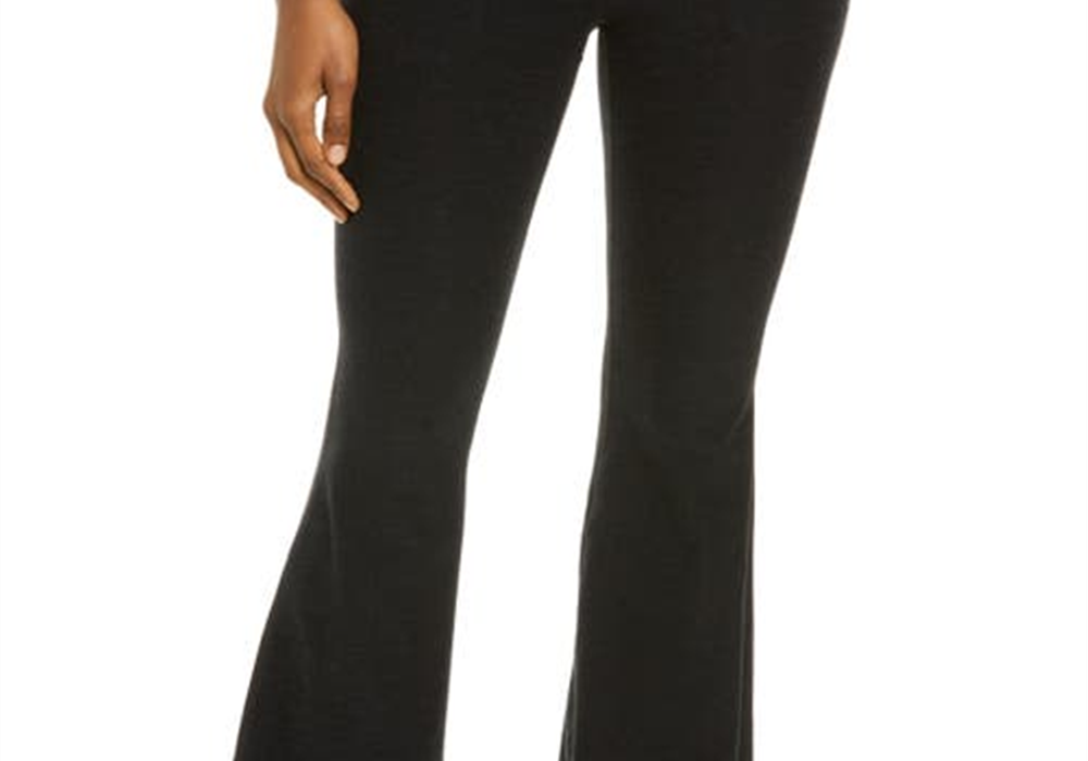 Beyond Yoga High Waist Flare Leggings, Darkest Night, Size Medium