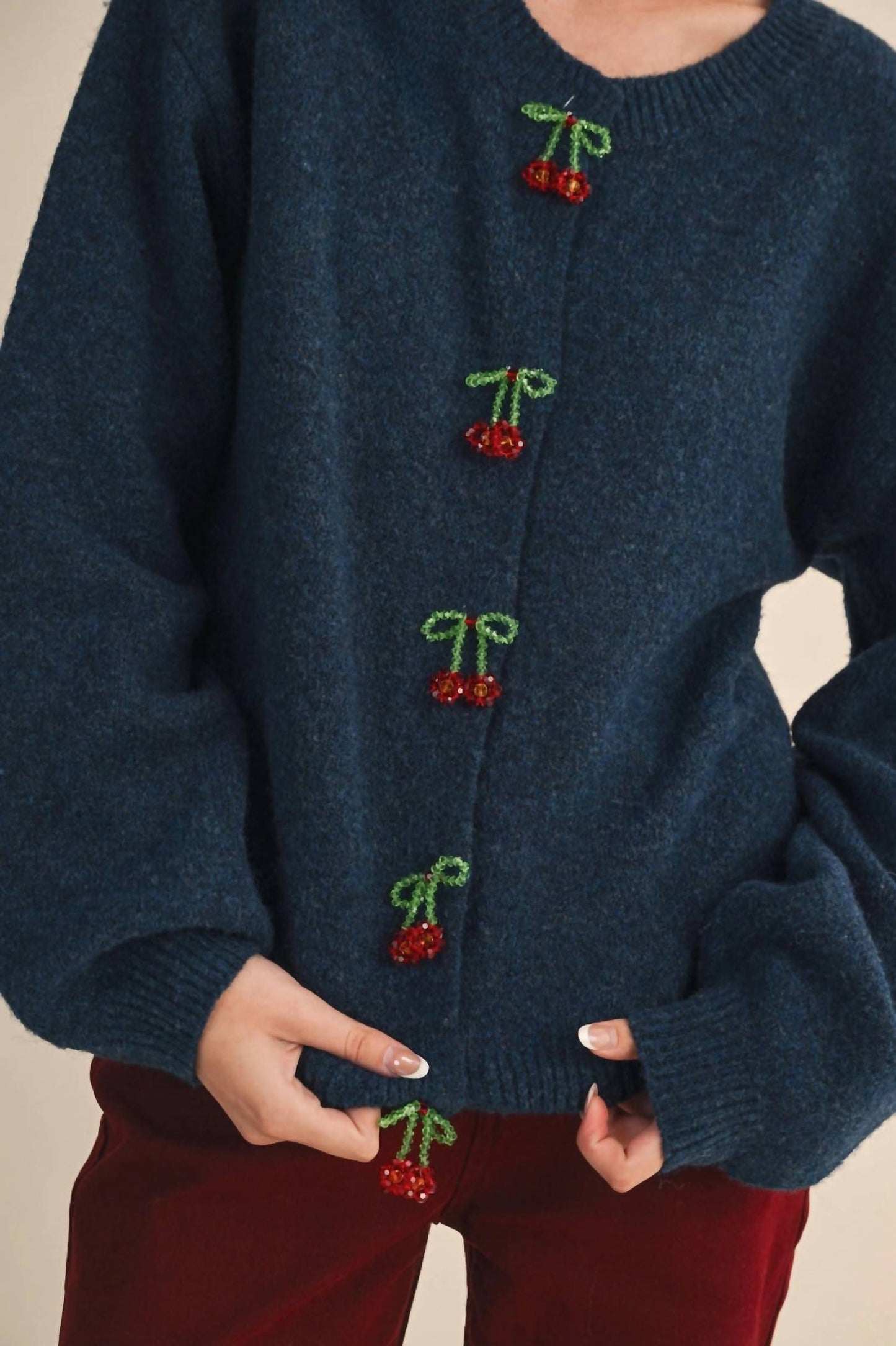&Merci - Reeve Beaded Cardigan
