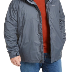 Columbia Men's Eager Air Interchange 3 In 1 Jacket Gray Size Medium