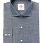 Ben Sherman Men's Slim Fit Slub Chambray Dress Shirt Blue Size 15.5X32X33