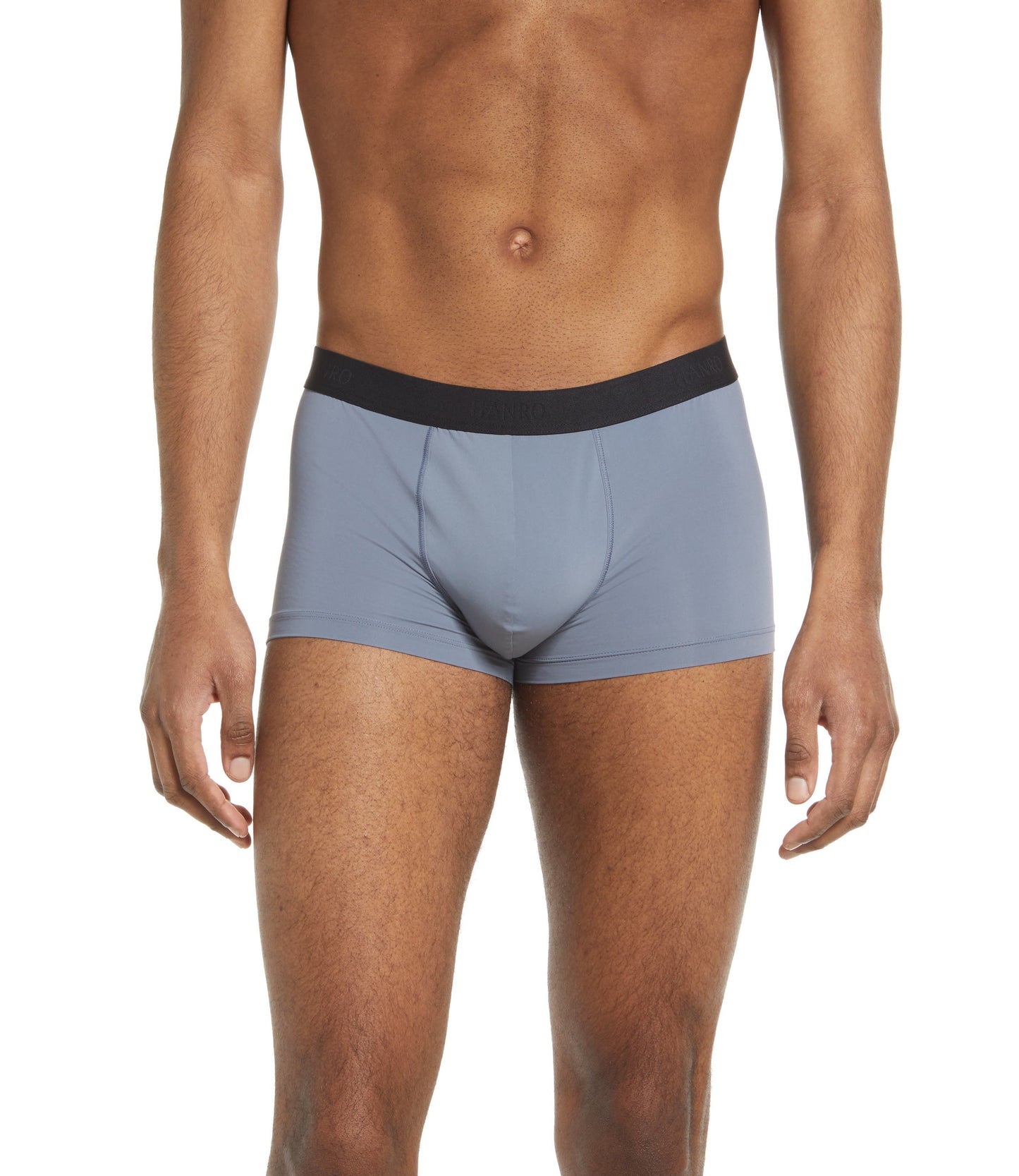 Hanro Men's Micro Touch Boxer Brief Blue Size Small