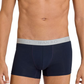 Hanro Men's Cotton Essentials 2 Pack Boxer Briefs Blue Size Medium