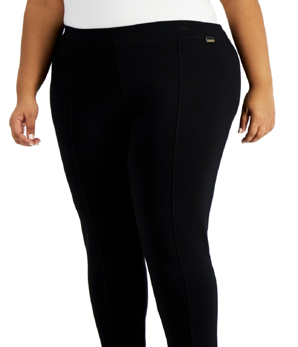 Calvin Klein Women's Compression Skinny Pants Black