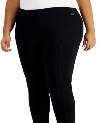 Calvin Klein Women's Compression Skinny Pants Black