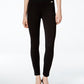 Calvin Klein Women's Pull On Wide Waistband Knit Pants Black Size X-Large