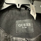 Guess Women's Asymmetrical Zipper Coat Blue Size Medium