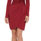 GUESS Women's Twist Front Knit Dress Red Size 4