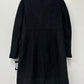 Guess Women's Faux-Fur Collar Double-Breasted Walker Coat Black Size L