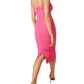 GUESS Women's Scuba Midi Bodycon Dress Pink Size 10